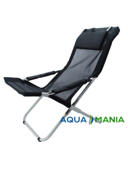 Шезлонг из ПВХ AQUA MANIA Black