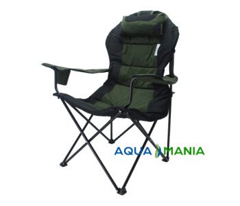 Кресло раскладное туристическое AQUA MANIA зеленое