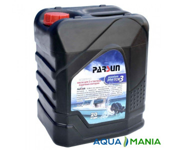 Масло Parsun для двухтактных двигателей,  TCW3 Premium Plus, 20 литров